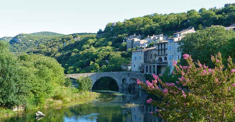 village de Sauve dans le Gard